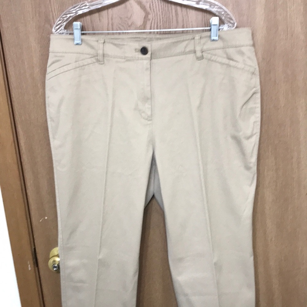 Talbots Straight Leg Chino Size 14W